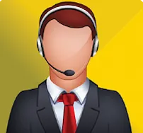Imagem de um atendente de suporte para te auxiliar